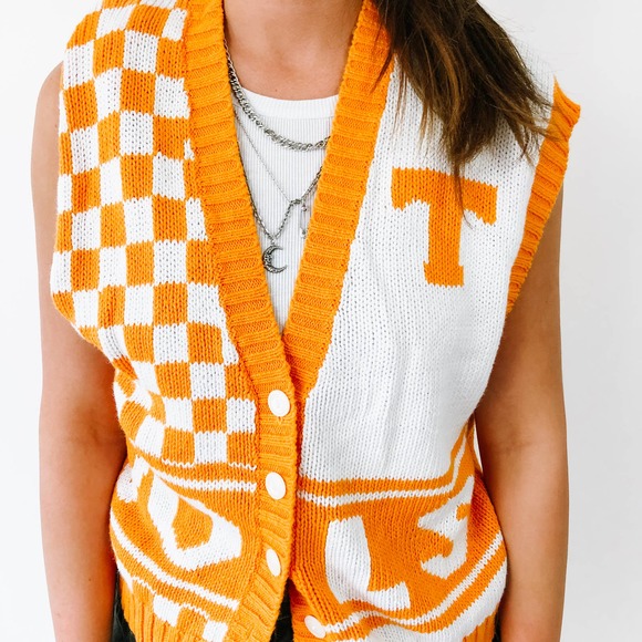 Vintage University Of Tennessee Orange Vest - Picture 8 of 10